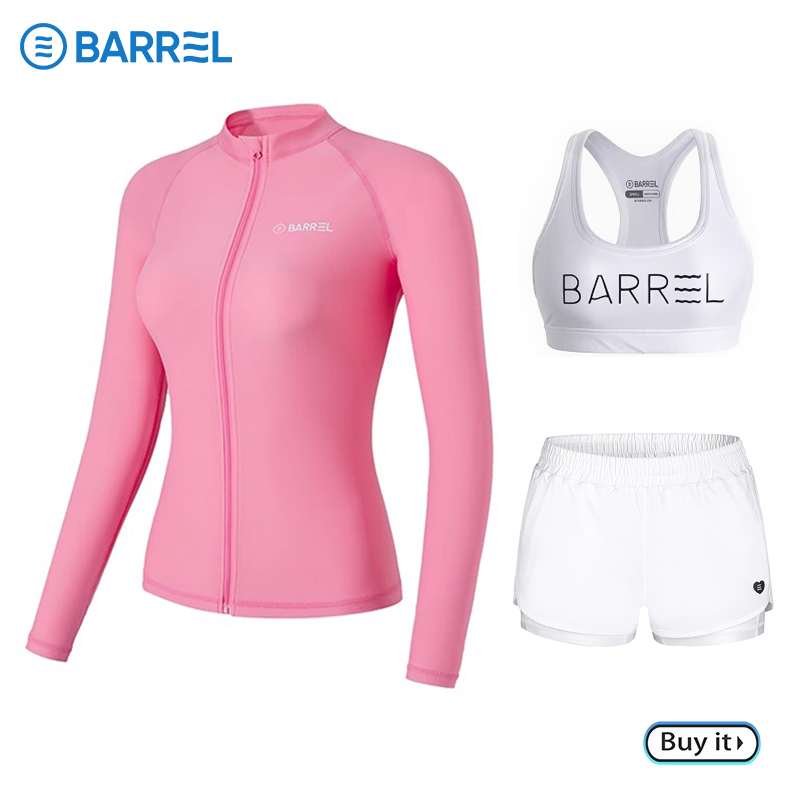 Powder powder, white shorts, two fakes, vests